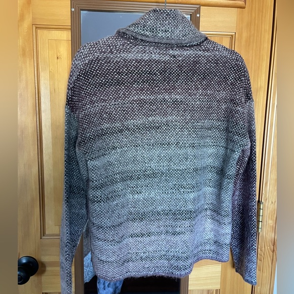 Max Studio Purple Ombré turtleneck Sweater - Size Small - Picture 6 of 10